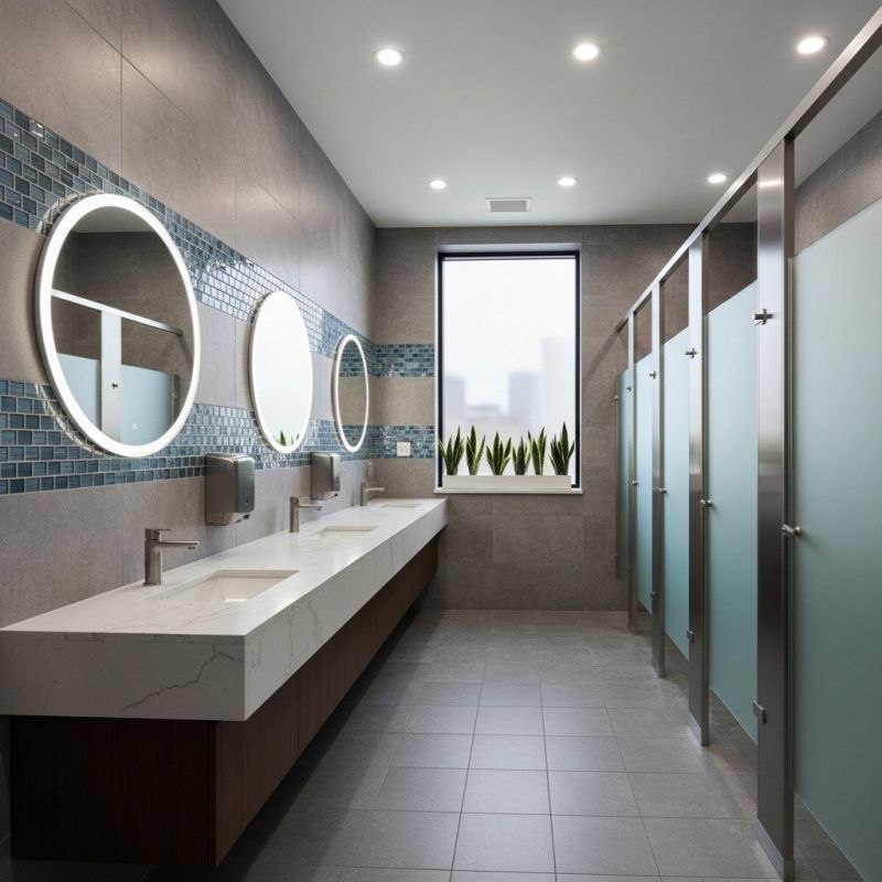 Business Bathroom Remodeling detail
